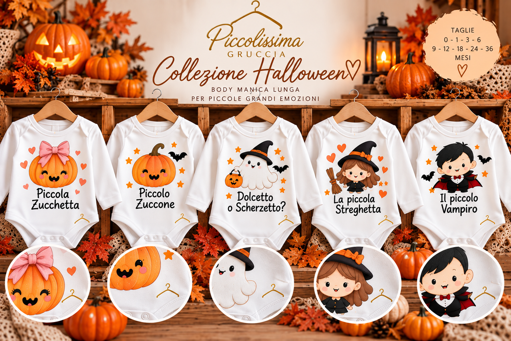 Body Halloween Piccolissima Gruccia – Collezione Halloween